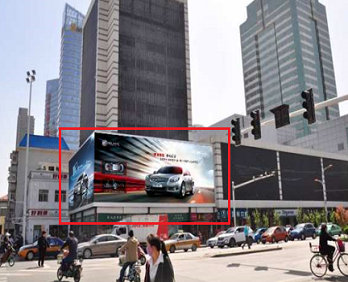 石家莊裕華東路、平安大街路口led屏廣告