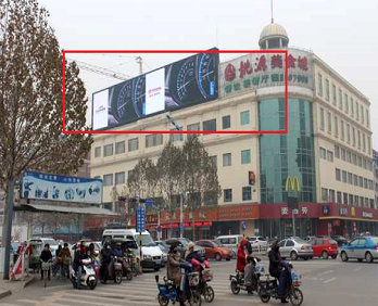 臨沂人民廣場桃源大廈led屏廣告 臨沂人民廣場桃源大廈led屏廣告