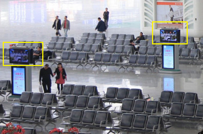 深圳+福田東候車室吊裝電視廣告 深圳+福田東候車室吊裝電視廣告