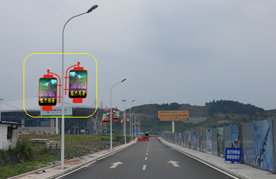 張家界荷花機場戶外路燈燈箱媒體廣告 張家界荷花機場戶外路燈燈箱媒體廣告