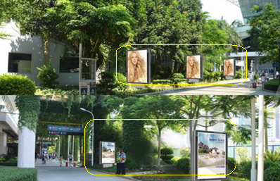 廈門郵輪中心出港南通道立式燈箱廣告 廈門郵輪中心出港南通道立式燈箱廣告