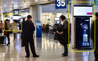 北京機(jī)場(chǎng)T1、T2、T3出發(fā)到達(dá)機(jī)柜刷屏機(jī)廣告