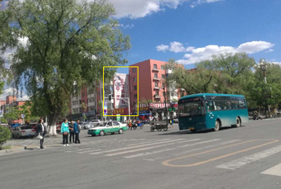 吉林大街廈門街路口老樓樓體大牌廣告 吉林大街廈門街路口老樓樓體大牌廣告