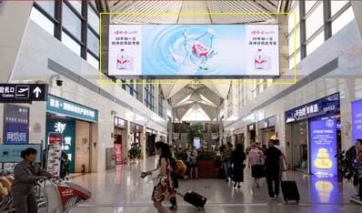 T2國內(nèi)安檢后通道LED巨幕廣告 T2國內(nèi)安檢后通道LED巨幕廣告