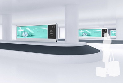 國內(nèi)行李提取廳LED屏廣告 國內(nèi)行李提取廳LED屏廣告