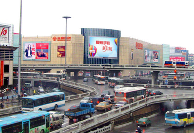 中央門金盛百貨LED屏廣告 中央門金盛百貨LED屏廣告