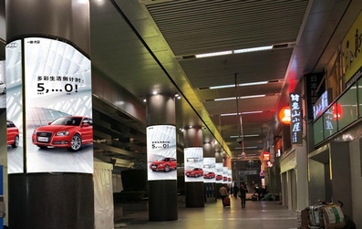 站外包柱立柱燈箱廣告 站外包柱立柱燈箱廣告