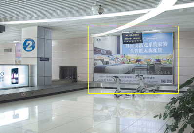 F1層到達行李提取廳看板貼紙廣告 F1層到達行李提取廳看板貼紙廣告