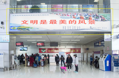 F1層出發(fā)大廳值機島燈箱廣告 F1層出發(fā)大廳值機島燈箱廣告