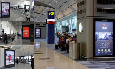 香港機(jī)場(chǎng)出發(fā)登機(jī)閘口數(shù)碼電子屏廣告 香港機(jī)場(chǎng)出發(fā)登機(jī)閘口數(shù)碼電子屏廣告