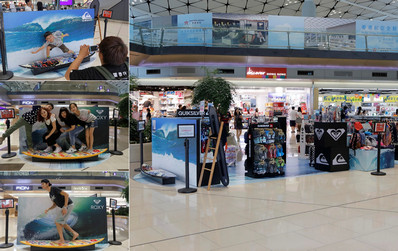 香港機(jī)場(chǎng)出發(fā)區(qū)中場(chǎng)客運(yùn)廊品牌體驗(yàn)區(qū)廣告 香港機(jī)場(chǎng)出發(fā)區(qū)中場(chǎng)客運(yùn)廊品牌體驗(yàn)區(qū)廣告