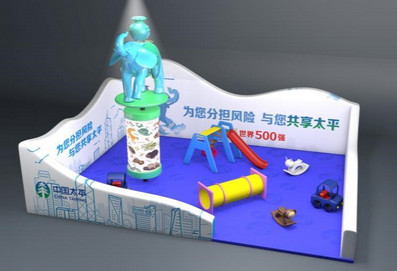 成都機場安檢內唯一實體展位廣告