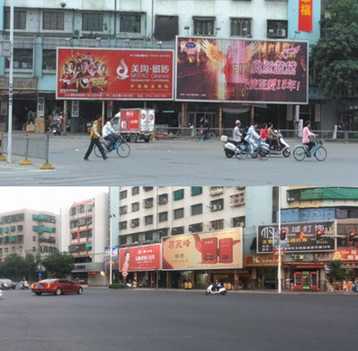 汕頭潮陽金葉路口黃金位置廣告牌 汕頭潮陽金葉路口黃金位置廣告牌