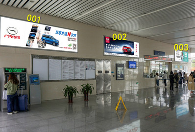 唐家灣站AB進出站+售票窗上方墻身燈箱