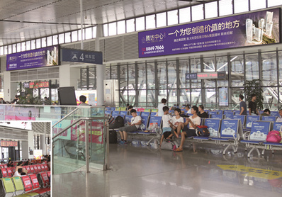 臺州高鐵站二樓檢票口+候車大廳燈箱廣告 臺州高鐵站二樓檢票口+候車大廳燈箱廣告