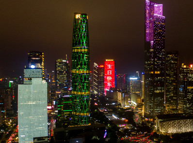 廣州地標(biāo)越秀金融大廈燈光秀廣告-廣州越秀金融大廈廣告投放報(bào)價
