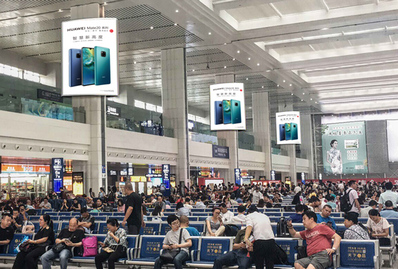 重慶北站出發(fā)層候車大廳三面包柱燈箱廣告 重慶北站出發(fā)層候車大廳三面包柱燈箱廣告