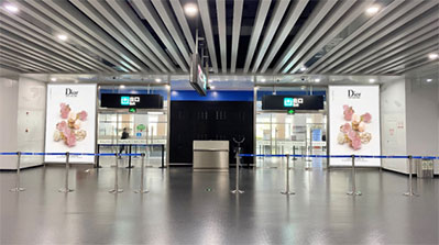 行李廳出口正反面燈箱 行李廳出口正反面燈箱