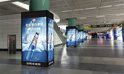 立柱燈箱+立柱貼 立柱燈箱+立柱貼