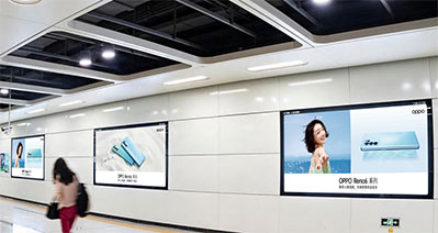 西安地鐵1、2、3號(hào)線12封燈箱廣告