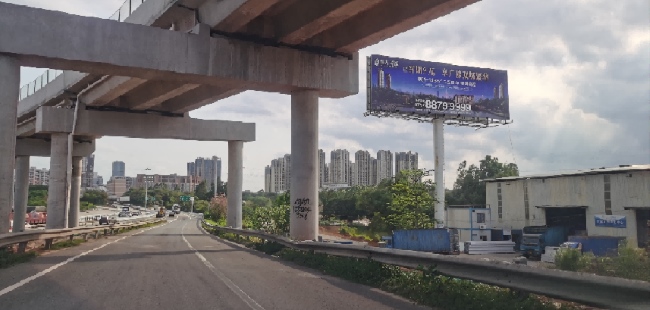 佛山一環(huán)高速立柱大牌廣告價(jià)格，佛山獅山收費(fèi)站大牌廣告投放