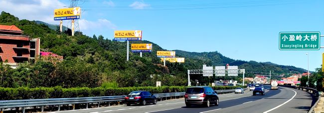 泉州至廈門高速大牌廣告投放，附件泉州戶外高桿立柱廣告