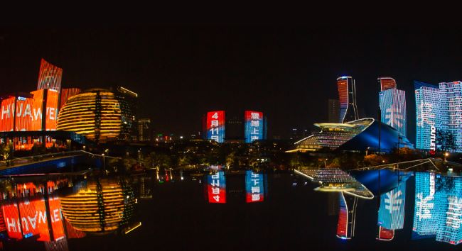 杭州錢(qián)塘新城燈光秀的美與廣告效果分析